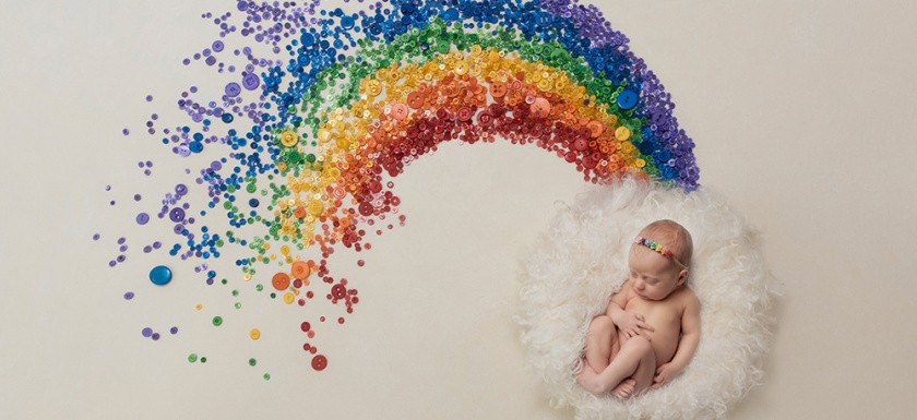 Rainbow Baby Photography | Capture the Light Photography