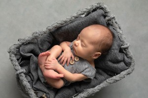 Premature newborn boy photography black and white