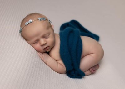baby girl elodie asleep photographed by newborn photographer in Milton Keynes